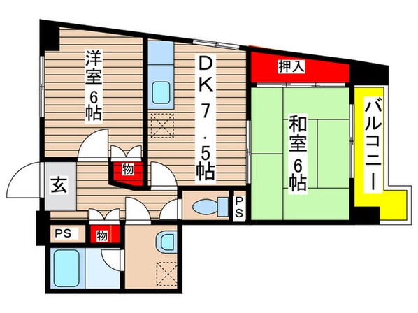 アルファメゾン沢上の物件間取画像